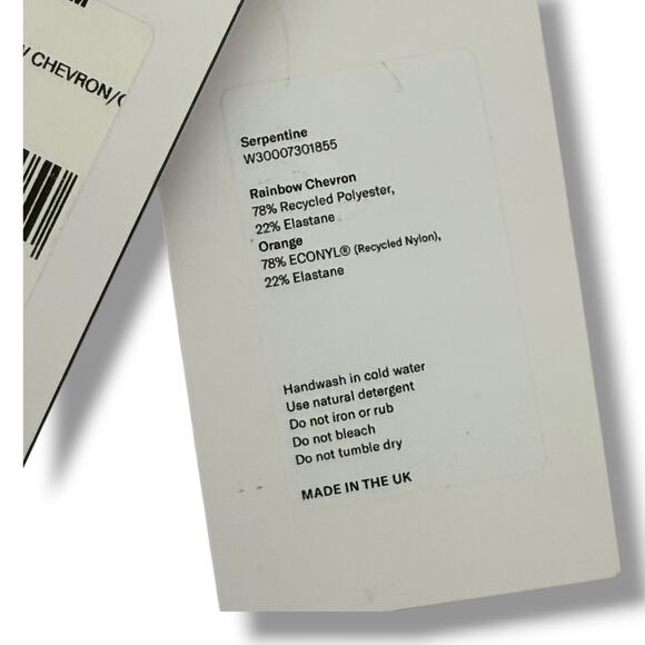 Perfect Moment Serpentine Reversible One-piece Swimsuit Sz M Rainbow Orange - Picture 9 of 10